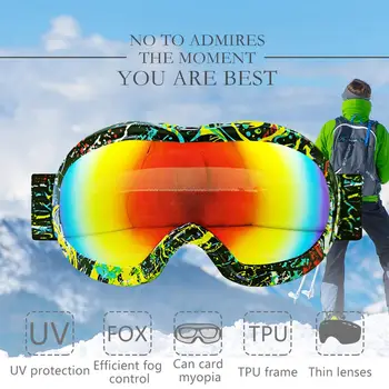 Children Ski Goggles Skiing Eyewear Kids Glasses Snowboarding Skating Goggles UV400 Anti-fog Goggles Ski Mask
Children Ski Goggles Skiing Eyewear Kids Glasses Snowboarding Skating Goggles UV400 Anti-fog Goggles Ski Mask