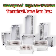 Waterproof IP67 High Low Position Terminal Junction Box Terminal Block Threading Wire Distribution Line Sealed Box Cable Gland
Waterproof IP67 High Low Position Terminal Junction Box Terminal Block Threading Wire Distribution Line Sealed Box Cable Gland