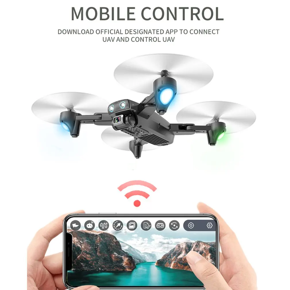 S167 2.4G/5G WIFI FPV 720P/1080P HD Camera GPS 120 Degree Wide-angle Drone Foldable RC Four-axis Aircraft with Battery
S167 2.4G/5G WIFI FPV 720P/1080P HD Camera GPS 120 Degree Wide-angle Drone Foldable RC Four-axis Aircraft with Battery