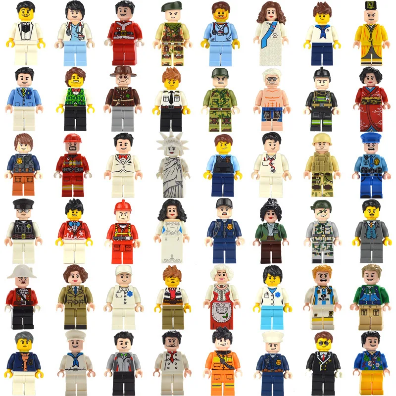 48PCS Compatible Legoing City People Minfigs Set Toys For Children 2020 New Compatible Legoing Friends Figures Lot Toys For Girl
48PCS Compatible Legoing City People Minfigs Set Toys For Children 2020 New Compatible Legoing Friends Figures Lot Toys For Girl