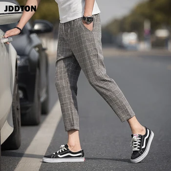 JDDTON Mens Linen Plaid Pants Jogger Sweatpant Casual Hip Hop Streetwear Loose Ankle-Length Pant Male Fashion Thin Trouser JE277
JDDTON Mens Linen Plaid Pants Jogger Sweatpant Casual Hip Hop Streetwear Loose Ankle-Length Pant Male Fashion Thin Trouser JE277