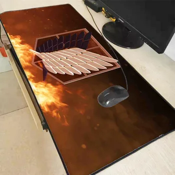 XGZ Anime Attack on Titan Logo Speed Locking Edge Large Natural Rubber Mouse Pad Waterproof Game Desk Mousepad Mat for CSGO Dota
XGZ Anime Attack on Titan Logo Speed Locking Edge Large Natural Rubber Mouse Pad Waterproof Game Desk Mousepad Mat for CSGO Dota