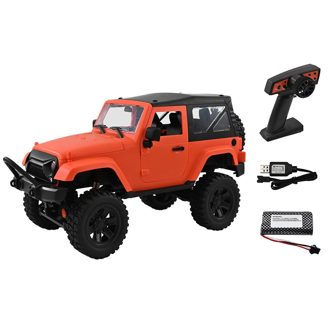 1/14 4WD 2.4G Simulation Climbing Off-road Vehicle Remote Control Car Toy - Orange
1/14 4WD 2.4G Simulation Climbing Off-road Vehicle Remote Control Car Toy - Orange