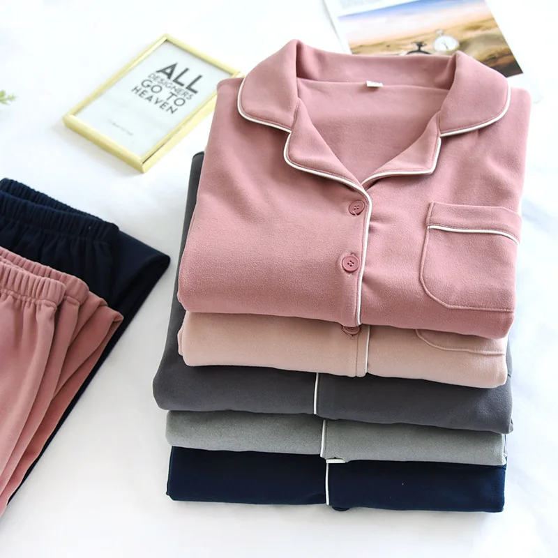243 New Autumn Spring Women Velvet Warm Soft Pajamas Sets Pink Red Fashion Pajama Long Sleeve Pyjamas Sets Men Sleepwear Night
243 New Autumn Spring Women Velvet Warm Soft Pajamas Sets Pink Red Fashion Pajama Long Sleeve Pyjamas Sets Men Sleepwear Night