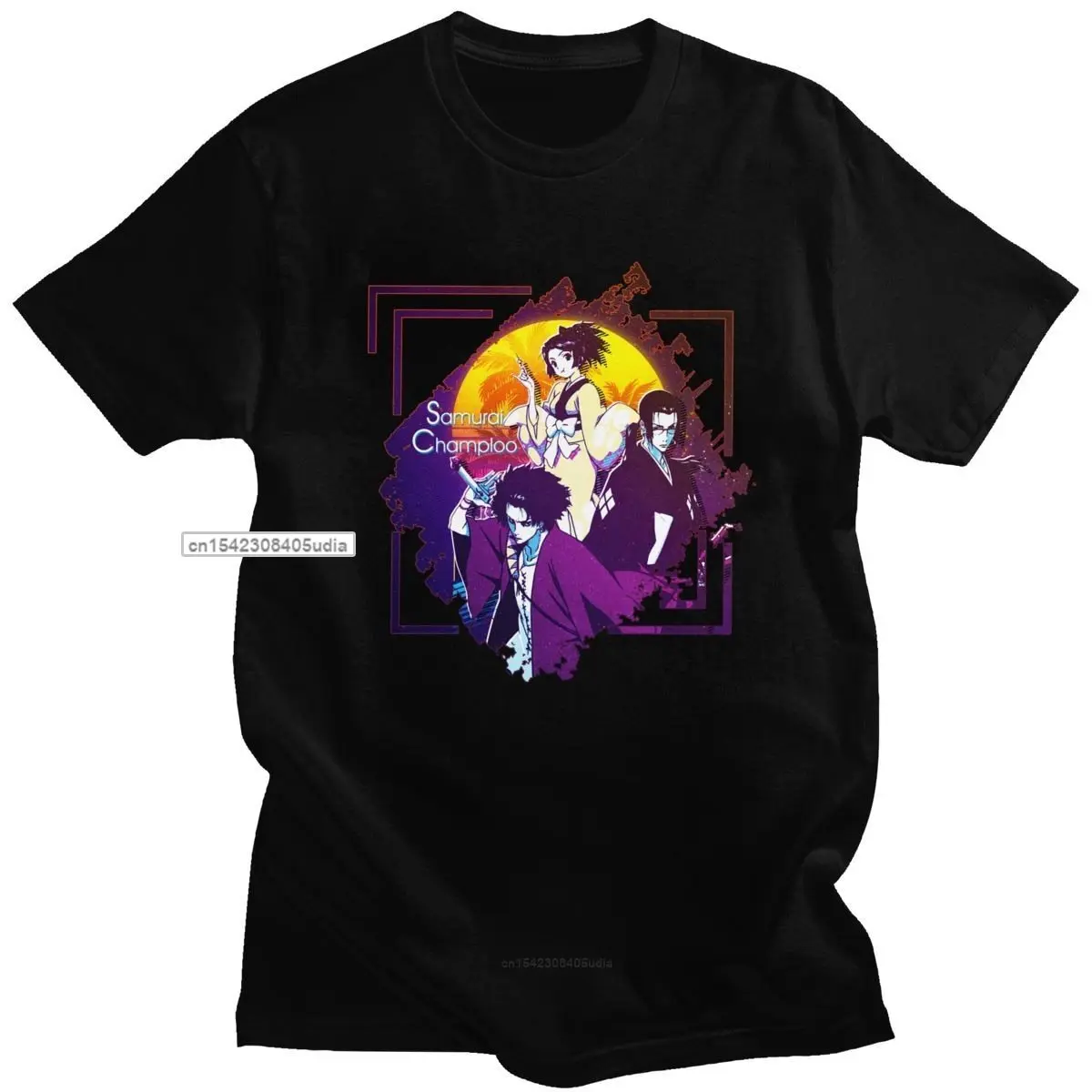 Streetwear Mens Samurai Champloo Tshirts Adult Short Sleeves Cotton T Shirt Graphic Manga Anime Mugen Tee Fans Clothing
Streetwear Mens Samurai Champloo Tshirts Adult Short Sleeves Cotton T Shirt Graphic Manga Anime Mugen Tee Fans Clothing