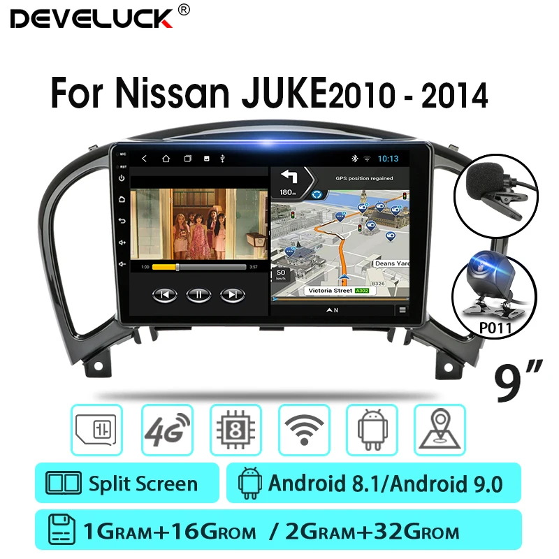 Android 9.0 Car Radio Multimedia Video Player Android for Nissan Juke YF15 2010-2014 4G Net GPS navigation RDS DSP Touch Screen
Android 9.0 Car Radio Multimedia Video Player Android for Nissan Juke YF15 2010-2014 4G Net GPS navigation RDS DSP Touch Screen