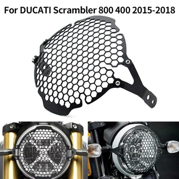 Black Motorcycle Headlight Lamp Grill Protector Guard for Ducati Scrambler 800 400 2015-2018 
Black Motorcycle Headlight Lamp Grill Protector Guard for Ducati Scrambler 800 400 2015-2018