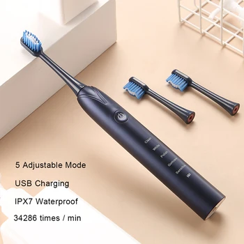 Electric Toothbrush Adult Sonic Vibration Toothbrush USB Charger Waterproof Soft Tooth Brushes Portable Teeth Clean Whiten Brush
Electric Toothbrush Adult Sonic Vibration Toothbrush USB Charger Waterproof Soft Tooth Brushes Portable Teeth Clean Whiten Brush