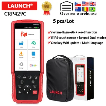 LAUNCH X431 CRP429C OBD2 ENG ABS Airbag SRS AT diagnostic tool obdII Code reader DPF BMS EPB11 reset function pk CRP129 CRP479
LAUNCH X431 CRP429C OBD2 ENG ABS Airbag SRS AT diagnostic tool obdII Code reader DPF BMS EPB11 reset function pk CRP129 CRP479