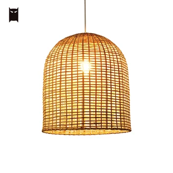 Bamboo Wicker Rattan Basket Pendant Light Fixture Craft Natural Japanese Rustic Country Hanging Ceiling Lamp Dining Table Room
Bamboo Wicker Rattan Basket Pendant Light Fixture Craft Natural Japanese Rustic Country Hanging Ceiling Lamp Dining Table Room