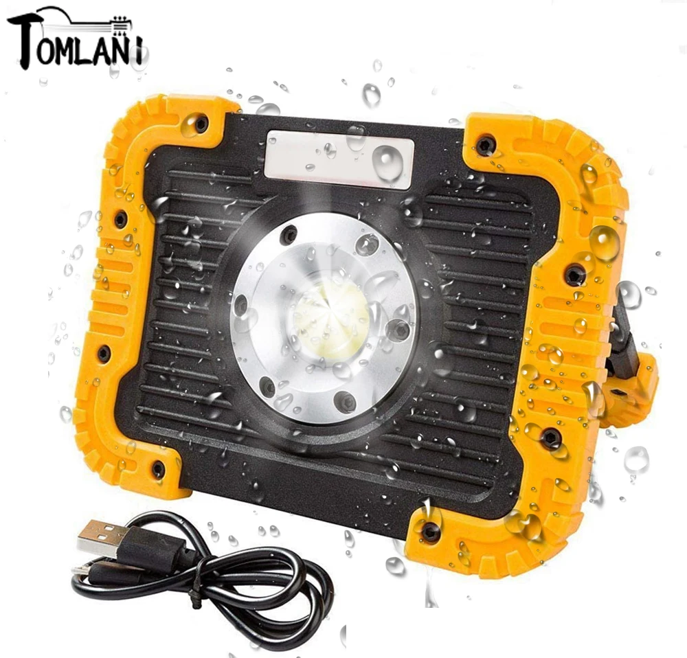 Powerful USB Rechargeable Flashlight LED Work Light Protable COB Floodlight Outdoor Hunting Camping Lantern Tent Light Use 18650
Powerful USB Rechargeable Flashlight LED Work Light Protable COB Floodlight Outdoor Hunting Camping Lantern Tent Light Use 18650