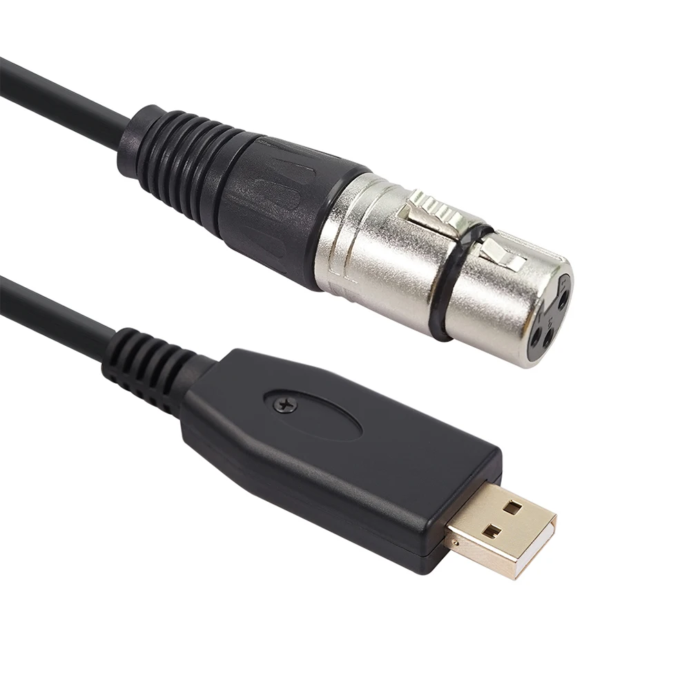 Кабель-Переходник USB (штекер)/XLR (гнездо) 2 м 3 | Электроника