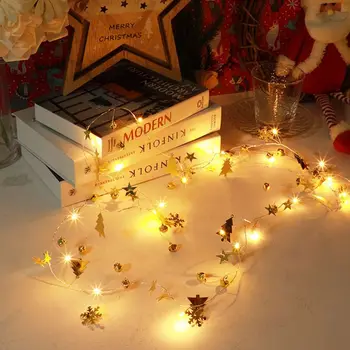 2M 20 LEDs Christmas Tree Snowflake Bell Decorative String Lights Battery Operated Lamp Garland Xmas Garden Yard Home Patio Wedd
2M 20 LEDs Christmas Tree Snowflake Bell Decorative String Lights Battery Operated Lamp Garland Xmas Garden Yard Home Patio Wedd