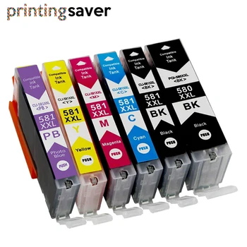 6x PGI-580 CLI-581 Compatible lnk Cartridges For Canon Pixma TS8150 TS8151 TS8152 TS9150 TS9155 TS8250 TS8251 PGI580 CLI581 XXL
6x PGI-580 CLI-581 Compatible lnk Cartridges For Canon Pixma TS8150 TS8151 TS8152 TS9150 TS9155 TS8250 TS8251 PGI580 CLI581 XXL