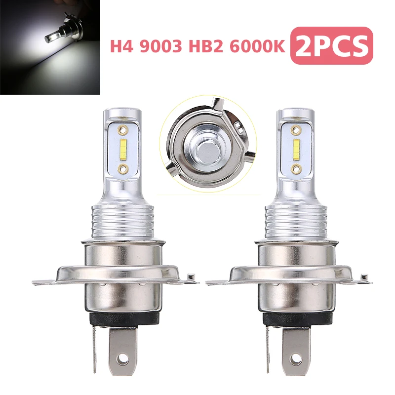 2pcs H4 9003 HB2 6000K Super White LED Car Headlight 2600W High Low Beam Bulb For Auto Truck Bulbs DIY Accessories
2pcs H4 9003 HB2 6000K Super White LED Car Headlight 2600W High Low Beam Bulb For Auto Truck Bulbs DIY Accessories