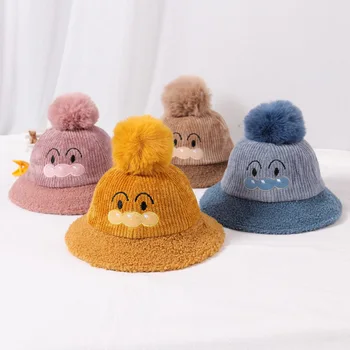 Baby hats 2019 autumn and winter new cartoon duck hair ball bell children's cuffed hat 1-4 years old baby warm hat kids beanies
Baby hats 2019 autumn and winter new cartoon duck hair ball bell children's cuffed hat 1-4 years old baby warm hat kids beanies