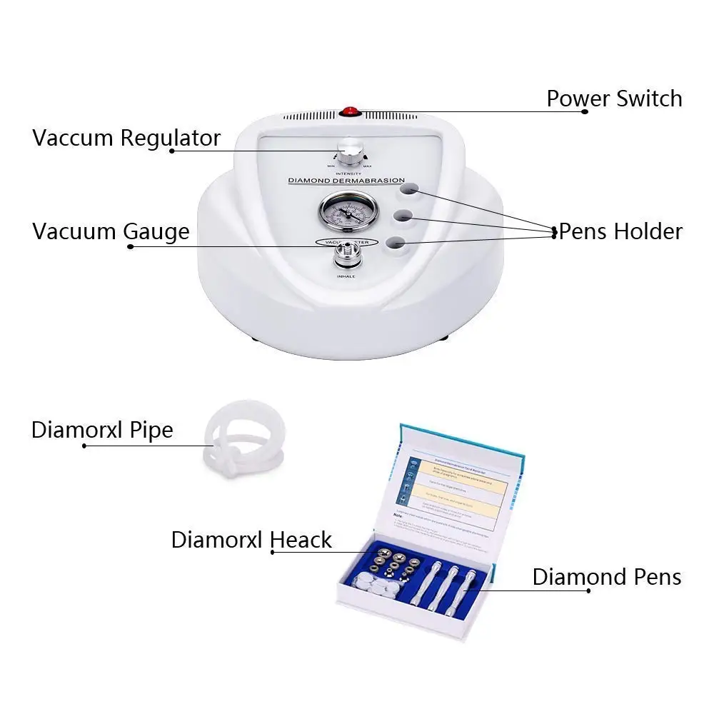 3 in1 Diamond Microdermabrasion Dermabrasion Machine Water Spray Exfoliation Beauty Machine Removal Wrinkle Facial Peeling SPA
3 in1 Diamond Microdermabrasion Dermabrasion Machine Water Spray Exfoliation Beauty Machine Removal Wrinkle Facial Peeling SPA