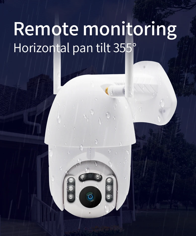 IP66 Outdoor PTZ Wireless IP Camera Motion Detection 355 Degree HD Covert Waterproof Surveillance Speed Dome Security Camera
IP66 Outdoor PTZ Wireless IP Camera Motion Detection 355 Degree HD Covert Waterproof Surveillance Speed Dome Security Camera