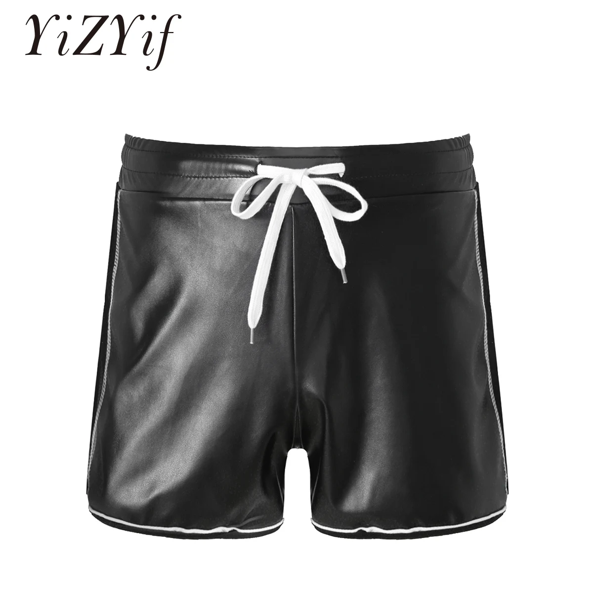 Sexy Men Punk Slim Motorcycle Shorts Faux Leather Breathable Casual Mesh Short Pants Male Skinny Bodybuilding Workout Shorts
Sexy Men Punk Slim Motorcycle Shorts Faux Leather Breathable Casual Mesh Short Pants Male Skinny Bodybuilding Workout Shorts
