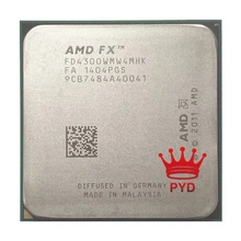 AMD FX Series FX4300 3.8GHz Quad-Core CPU Processor FX 4300 FD4300WMW4MHK 95W Socket AM3+ AMD FX Series FX4300 3.8GHz Quad-Core CPU Processor FX 4300 FD4300WMW4MHK 95W Socket AM3+