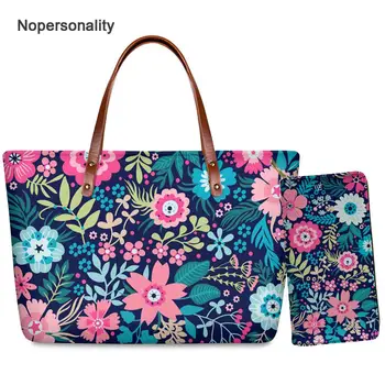 Nopersonality Colorful Flower Print Handbag Sets for Women Soft Neoprene Female Tote Bags Large Ladies Shoulder Bags Waterproof
Nopersonality Colorful Flower Print Handbag Sets for Women Soft Neoprene Female Tote Bags Large Ladies Shoulder Bags Waterproof