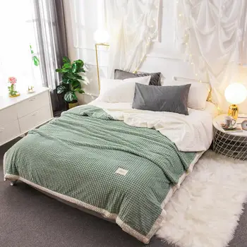 Waffle double-sided double-layer thickened blanket, multi style, multi-size bed throwing blanket and quilt bring you warm winter
Waffle double-sided double-layer thickened blanket, multi style, multi-size bed throwing blanket and quilt bring you warm winter
