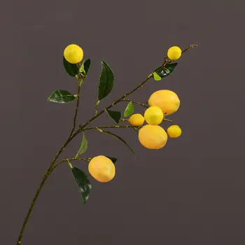 1pcs Simulation Green Plant Artificial Fruit Flower Yellow Simulation Lemon Fruit Tree Branch For Home Table Diy Decoration
1pcs Simulation Green Plant Artificial Fruit Flower Yellow Simulation Lemon Fruit Tree Branch For Home Table Diy Decoration