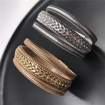 ZG New Alloy Magnetic Buckle multi-element Bracelet Fashion Multi-layer Ladies Bracelet Wild chain decorative Jewelry
ZG New Alloy Magnetic Buckle multi-element Bracelet Fashion Multi-layer Ladies Bracelet Wild chain decorative Jewelry