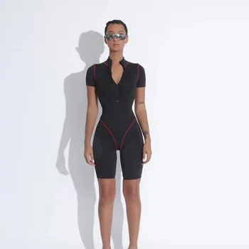 Meyoung Active Wear Jumpsuit Women Summer Jumpsuits Women Shorts Sexy Playsuits Front Zipper Outfits Overalls Short Rompers
Meyoung Active Wear Jumpsuit Women Summer Jumpsuits Women Shorts Sexy Playsuits Front Zipper Outfits Overalls Short Rompers