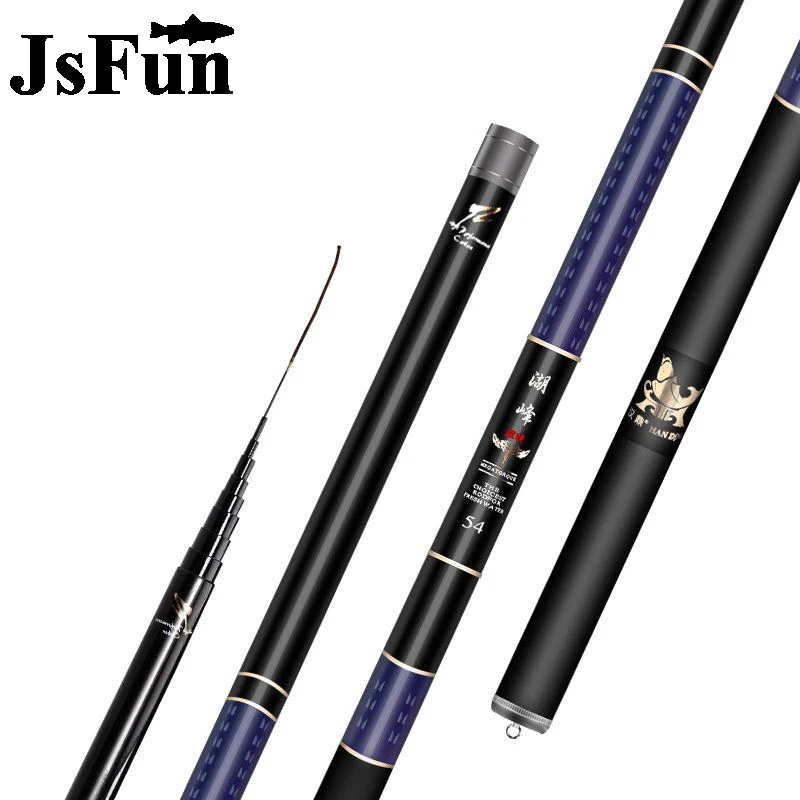 Telescopic Carbon fiber Fishing Rod 3.6/4.5/5.4/6.3/7.2/8M Hand Pole Portable Taiwan Fishing Rods Ultra Light FR279
Telescopic Carbon fiber Fishing Rod 3.6/4.5/5.4/6.3/7.2/8M Hand Pole Portable Taiwan Fishing Rods Ultra Light FR279