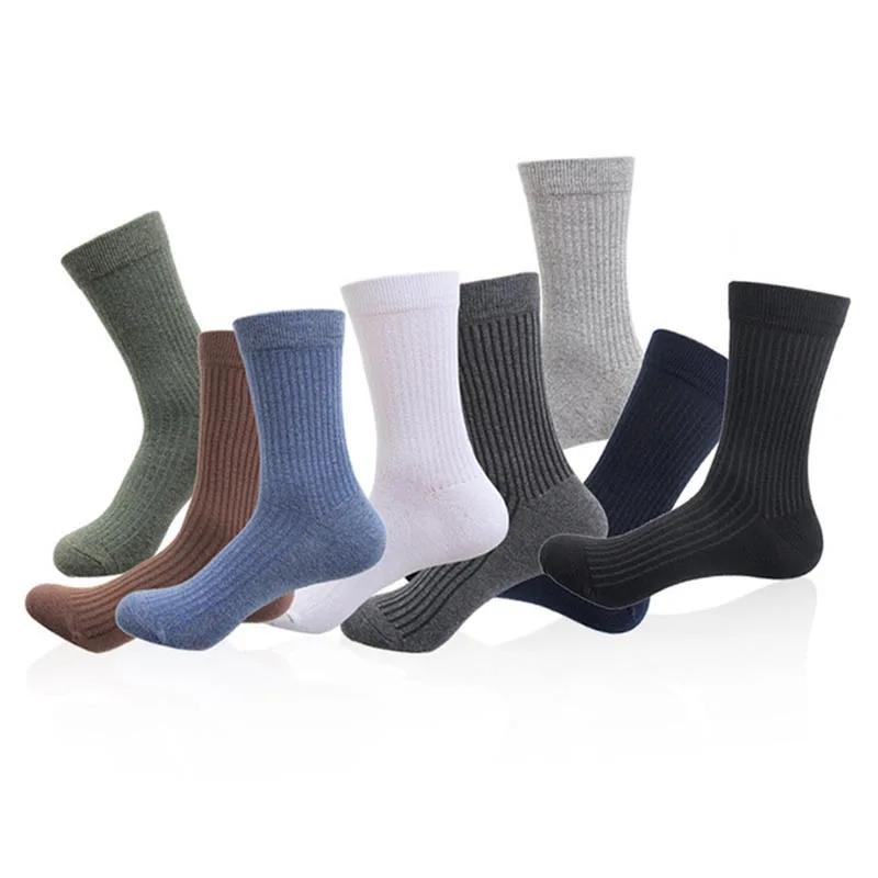 

Socks for men cotton solid color crew sock harajuku male mark formelle socks spring summer man casual socks meias wholesale