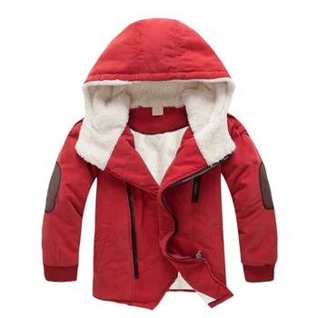 Thicken Children Cotton-padded 2 Colors Coat For Boys Autumn Winter Coat Warm Outerwear With Hat Long Kids Clothes Hight Quality 
Thicken Children Cotton-padded 2 Colors Coat For Boys Autumn Winter Coat Warm Outerwear With Hat Long Kids Clothes Hight Quality