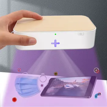 UV Phone Mask Sterilizer Box with Wireless Charging Phones Sanitizer Cleaner Personal Disnfection Box Esterilizador
UV Phone Mask Sterilizer Box with Wireless Charging Phones Sanitizer Cleaner Personal Disnfection Box Esterilizador