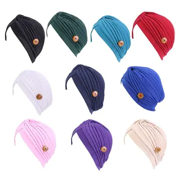 Women Solid Color Hijab Bonnet Hat with Button Mask Holder Anti-Tight Turban Cap F3MD
Women Solid Color Hijab Bonnet Hat with Button Mask Holder Anti-Tight Turban Cap F3MD