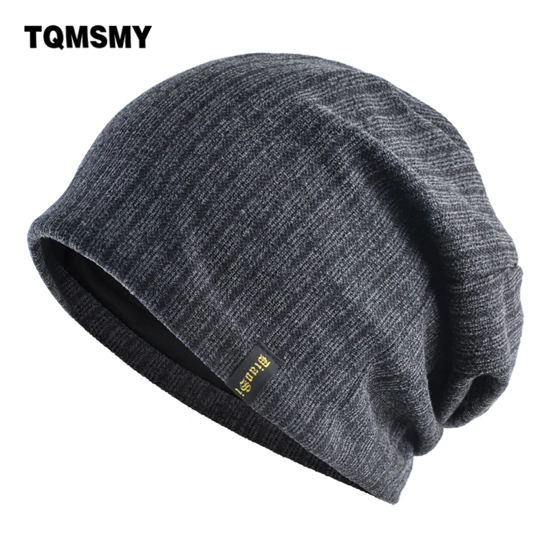 

TQMSMY Knitted Thin Beanie Hat Men's Solid Color Hat Spring Autumn Soft Skullies Beanies Loose Style Casual Bonnet Gorras E50