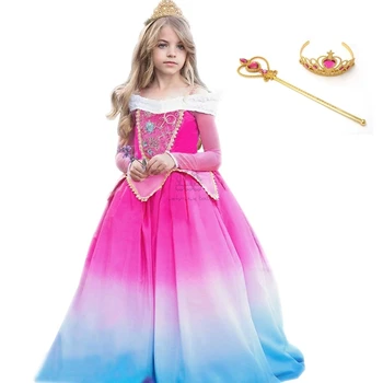 Girls Dress Halloween Cosplay Sleeping Beauty Princess Dresses Christmas Costume Elsa Anna Frozen 2 Party Children Kids Clothing
Girls Dress Halloween Cosplay Sleeping Beauty Princess Dresses Christmas Costume Elsa Anna Frozen 2 Party Children Kids Clothing