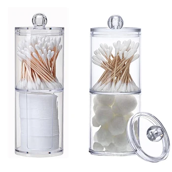 Clear Cotton Swab Box Acrylic Cotton Pad Storage Holder Boxes Transparent Cotton Swabs Q-tip Storage Box Case Makeup Organizer
Clear Cotton Swab Box Acrylic Cotton Pad Storage Holder Boxes Transparent Cotton Swabs Q-tip Storage Box Case Makeup Organizer