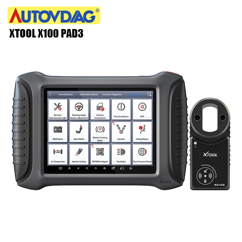XTOOL X100 PAD3 OBD2 Car Diagnositic Tool Auto Key Programmer Car-detector PIN Code Reading Battery Reset EPB TPS Oil Reset
XTOOL X100 PAD3 OBD2 Car Diagnositic Tool Auto Key Programmer Car-detector PIN Code Reading Battery Reset EPB TPS Oil Reset