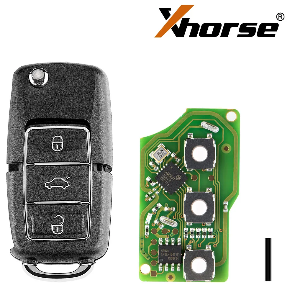 Проводной дистанционный ключ Xhorse XKB506EN для VW B5 Flip, 3 кнопки, очень черный, английская версия
Проводной дистанционный ключ Xhorse XKB506EN для VW B5 Flip, 3 кнопки, очень черный, английская версия