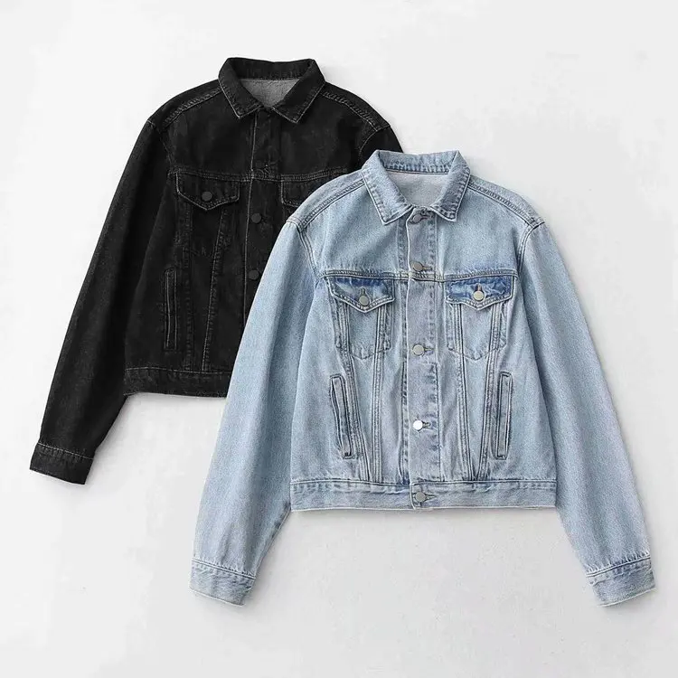 F6849-Korean-style WOMEN'S Wear 2019 Spring And Autumn New Style Short Fold-down Collar Washing Cowboy Jacket Women's
F6849-Korean-style WOMEN'S Wear 2019 Spring And Autumn New Style Short Fold-down Collar Washing Cowboy Jacket Women's