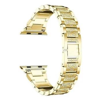 For Apple Watch 38mm 42mm Stainless Steel Solid Crystal Chain Link Bracelet For Women Watch Rhinestone Bracelet Band Replacement
For Apple Watch 38mm 42mm Stainless Steel Solid Crystal Chain Link Bracelet For Women Watch Rhinestone Bracelet Band Replacement