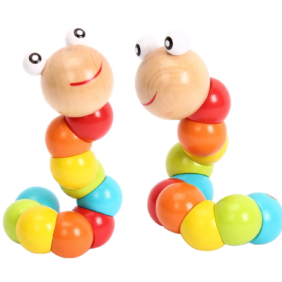 Wooden Flexible Color Caterpillar Toy Worm Children Baby Model Toy Building
Wooden Flexible Color Caterpillar Toy Worm Children Baby Model Toy Building