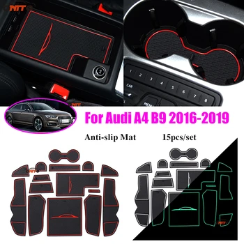 Anti-slip Door Groove Pad Coves For Audi A4 B9 2016-2019 S4 A5 15pcs/set Silicone Rubber Car Interior Slot Gate Mat Cup Pad
Anti-slip Door Groove Pad Coves For Audi A4 B9 2016-2019 S4 A5 15pcs/set Silicone Rubber Car Interior Slot Gate Mat Cup Pad