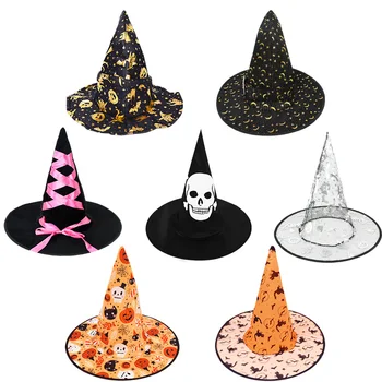 Adult Kids Children Halloween Witch Hats Masquerade Wizard Hat Cosplay Costume Accessories Halloween Party Fancy Dress Decor
Adult Kids Children Halloween Witch Hats Masquerade Wizard Hat Cosplay Costume Accessories Halloween Party Fancy Dress Decor