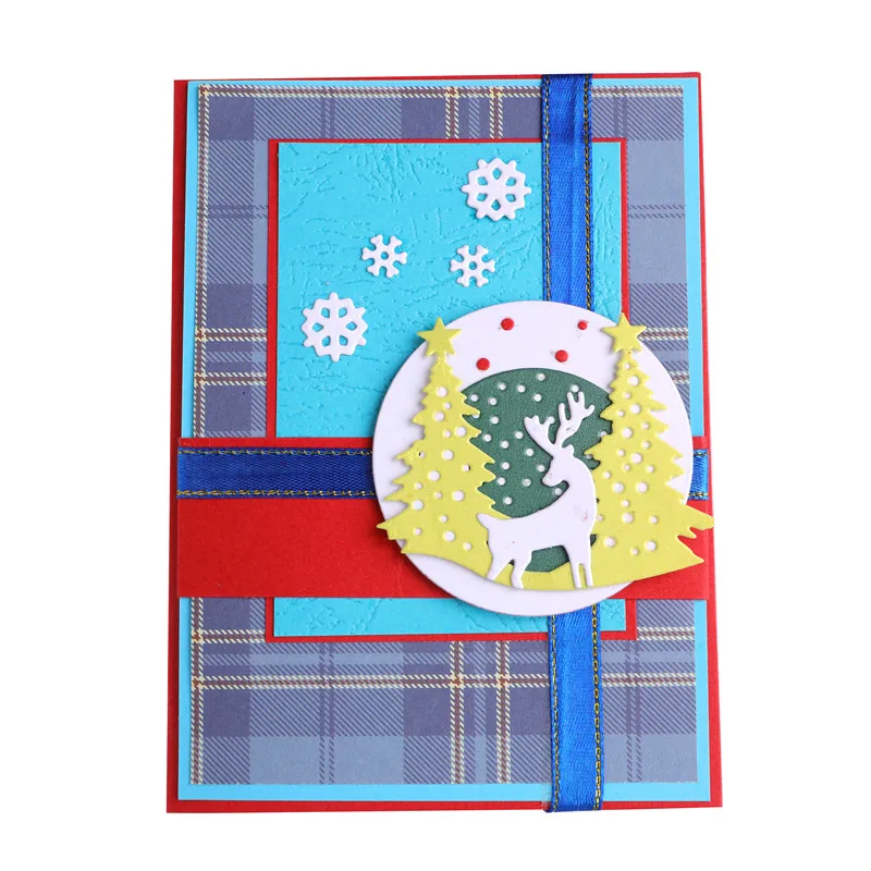 GJCrafts Deer and Tree Metal Cutting Dies Christmas Craft Dies for Scrapbooking Embossing Stencil DIY Die Cut Card Decoration
GJCrafts Deer and Tree Metal Cutting Dies Christmas Craft Dies for Scrapbooking Embossing Stencil DIY Die Cut Card Decoration