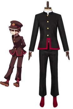 Anime Jibaku Shounen Costume Hanako Kun Cosplay Uniform Balck Full Set Custom Halloween Adult Men Carnival
Anime Jibaku Shounen Costume Hanako Kun Cosplay Uniform Balck Full Set Custom Halloween Adult Men Carnival