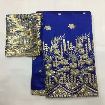 5 + 2 Yards African Stones George Lace Fabric With Net Lace Sequined Embroidered George Lace For Bride Wedding Royal Blue Fabric
5 + 2 Yards African Stones George Lace Fabric With Net Lace Sequined Embroidered George Lace For Bride Wedding Royal Blue Fabric