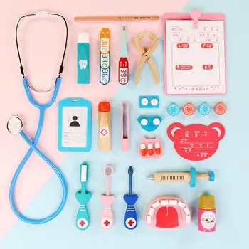 Simulation Wooden Teeth Medical Kit Tools Pretend Play Doctor Dentist Kids Toy Early Learning Intelligence Developmental Toys
Simulation Wooden Teeth Medical Kit Tools Pretend Play Doctor Dentist Kids Toy Early Learning Intelligence Developmental Toys