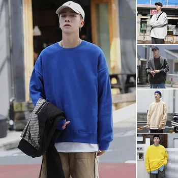 2019 Men's Solid 20 Color Round Collar Pullover Cotton Clothes Casual Hoodies Fashion Sweatshirts Loose High-quality Coat S-5XL
2019 Men's Solid 20 Color Round Collar Pullover Cotton Clothes Casual Hoodies Fashion Sweatshirts Loose High-quality Coat S-5XL