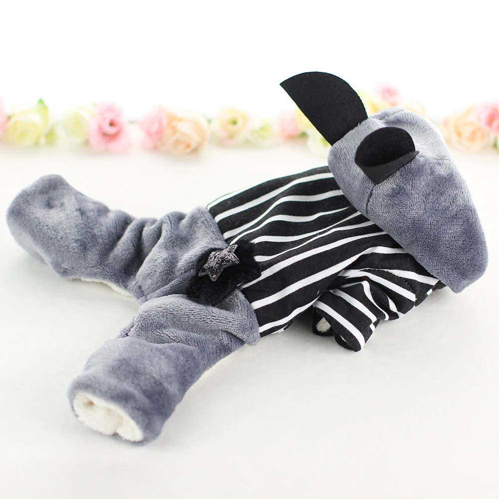 Dog Clothes Three-dimensional Five-pointed Stars Decor Stripes Design Four Feet Autumn And Winter Warm Pet Clothing Winter Pet
Dog Clothes Three-dimensional Five-pointed Stars Decor Stripes Design Four Feet Autumn And Winter Warm Pet Clothing Winter Pet